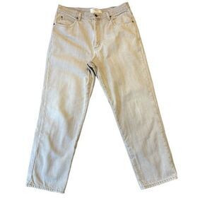 Flannel Lined L. L. Bean Double L Tan Jeans Size 35 x 30